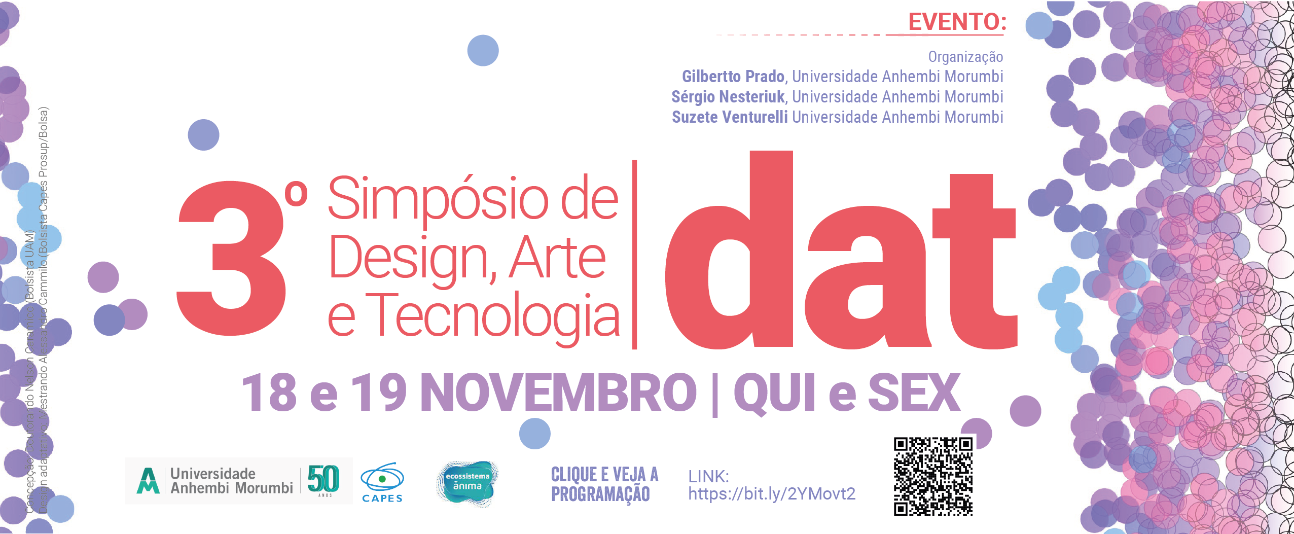 Bannière - Symposium 3 DAT - Design Art et technologie