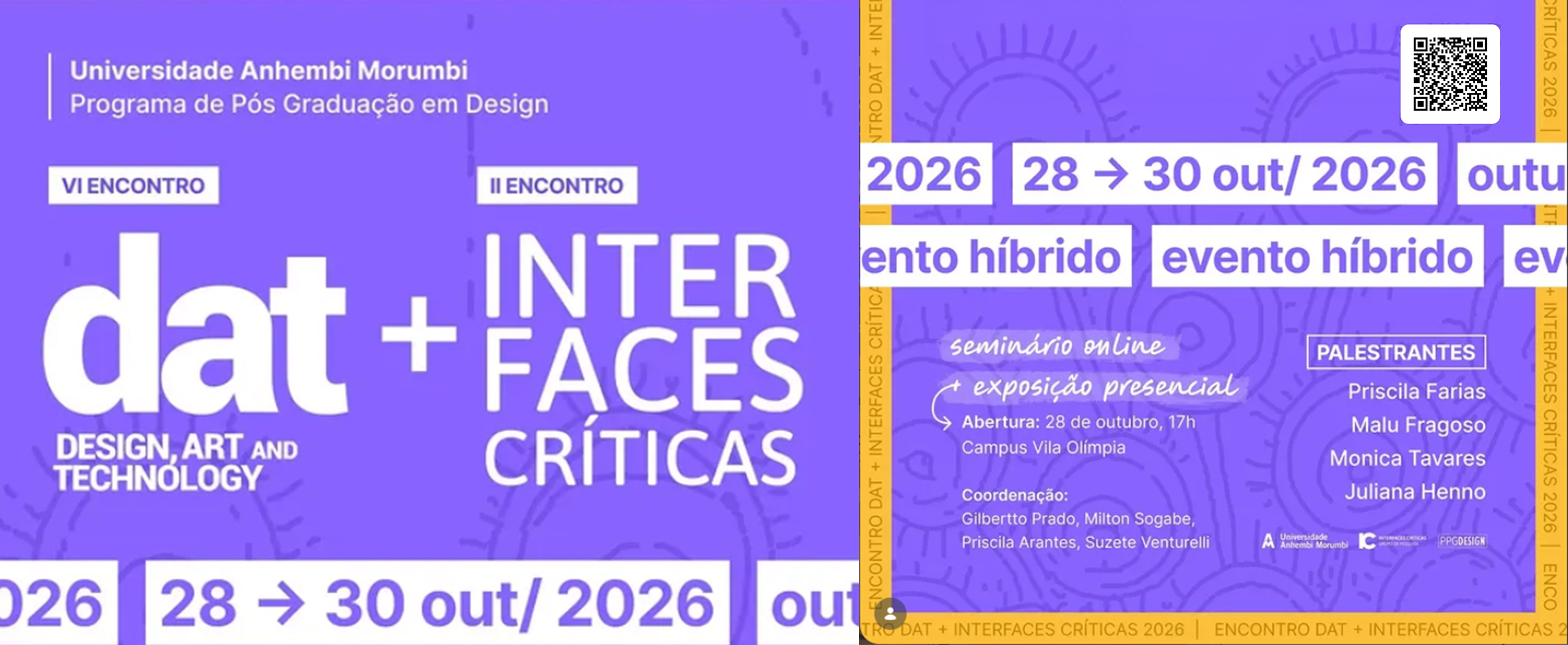 Banner do texto: Tati + interfaces críticas